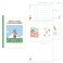 Monolike B6 Happy and Lucky Diary 6 Month Academic Planner Weekly Monthly Scheduler Undated 128x182mm