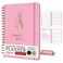 Only Zest Undated Weekly Planner Notebook for Work School Home Aesthetic Hardcover Spiral Blank Planner with Habit Tracker Goal Organizer To Do List 124 NoBleed Pages 6485 Pink
