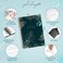 PLANBERRY Large Hourly Schedule Planner Premium Undated Organizer for Productivity Time Management Budget 8x104 Green Pastures