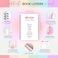 Templatables Reading Journal for Book Lovers Log Book to Summarize Review and Rate the Books youve Read A5 Rainbow