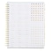RUSSELL+HAZEL russellhazel 20252026 Weekly Planner Spiral Bound Bookcloth Dew with Gold Foil Details 91 x 112 July 2025 June 2026 Features 52 Weekly Spreads 1Count