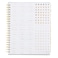 RUSSELL+HAZEL russellhazel 20252026 Weekly Planner Spiral Bound Bookcloth Dew with Gold Foil Details 91 x 112 July 2025 June 2026 Features 52 Weekly Spreads 1Count
