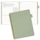 SUNEE Half Meeting Half Note 85x11 Professional Notebooks for Work 160 Pages A4 Size Project Planner Spiral Meeting Agenda Organizer for Women Men Note TakingOffice with Vegan Leather Cover