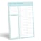 Sweetzer & Sweetzer Orange Time Block Planner Undated Organizer To Do List Notepad 7x10 Day Scheduler Productivity Task Pad Checklist Diary Work Journal Appointment Pad Daily To Do List Daybook