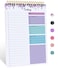 CICPAP To Do List Notepad To Do List Notebook for Work with 52 Sheets Undated Daily Planner Perfect for Enhanced Productivity and Goal Achievement Violet Whispers
