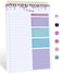 CICPAP To Do List Notepad To Do List Notebook for Work with 52 Sheets Undated Daily Planner Perfect for Enhanced Productivity and Goal Achievement Violet Whispers