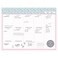 Peachly Undated Desk Planner Pad 52 Pages Weekly Notepad with To Do List and Habit Tracker Weekly Desk Pad Tear Off for Organization Ice Cream