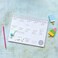 Peachly Undated Desk Planner Pad 52 Pages Weekly Notepad with To Do List and Habit Tracker Weekly Desk Pad Tear Off for Organization Ice Cream