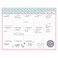 Peachly Undated Desk Planner Pad 52 Pages Weekly Notepad with To Do List and Habit Tracker Weekly Desk Pad Tear Off for Organization Ice Cream