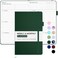 Forvencer Undated Weekly Planner for 2026 Simplified Weekly Monthly Calendar Planner Cute Daily Organizer Notebook Agenda Journal to Track Goals Tasks Start Anytime A5 Size Dark Green