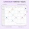 Forvencer Undated Weekly Planner for 2026 Simplified Weekly Monthly Calendar Planner Cute Daily Organizer Notebook Agenda Journal to Track Goals Tasks Start Anytime A5 Size Dark Green