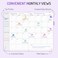 Forvencer Undated Weekly Planner for 2026 Simplified Weekly Monthly Calendar Planner Cute Daily Organizer Notebook Agenda Journal to Track Goals Tasks Start Anytime A5 Size Dark Green