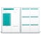 UtyTrees Weekly Planner Undated Daily Planner To Do List Planner Notebook for Girls 76X 102 Large Size Planners with 52 Weeks Planning Green