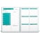 UtyTrees Weekly Planner Undated Daily Planner To Do List Planner Notebook for Girls 76X 102 Large Size Planners with 52 Weeks Planning Green