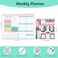Thboxes Weekly To Do List Notepad 85x11 Weekly Desk Planner with 52 Tear Off Sheets Undated Weekly Planner Habit Tracker Productivity Organizer for Home School and Work Green