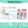 Thboxes Weekly To Do List Notepad 85x11 Weekly Desk Planner with 52 Tear Off Sheets Undated Weekly Planner Habit Tracker Productivity Organizer for Home School and Work Green