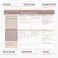 ZOTIA Weekly To Do List Notepad with 52 Undated Sheets8511 Undated Weekly Planner Notepad for Office Desk Accessories and Supplies Midnight Lilac