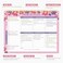ZOTIA Weekly To Do List Notepad with 52 Undated Sheets8511 Undated Weekly Planner Notepad for Office Desk Accessories and Supplies Petal Pink