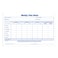 Adams Weekly Time Sheet 1Part 55 x 85 Inches BlueWhite 100 Sheets Per Pad 2 Pack 9507ABF