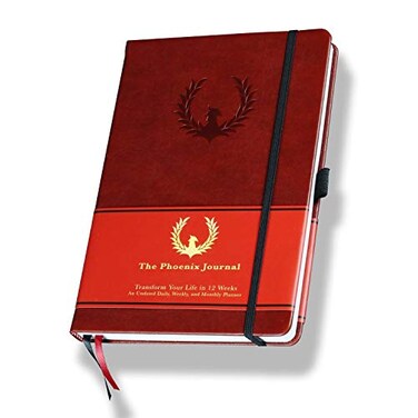 Phoenix Planner The Phoenix Journal Quarterly Goal Planner Daily Planner Journal Organizer for Goal Setting Productivity Focus Undated 12 Week Planner Weekly Monthly Planning Habit Tracking Hardcover