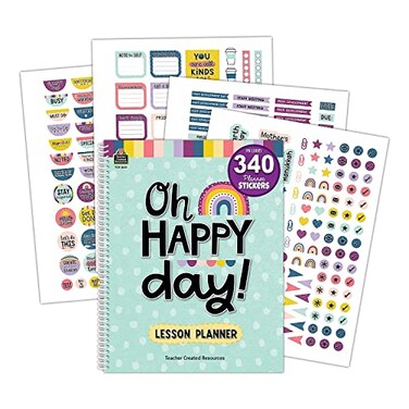 Teacher Created Oh Happy Day Lesson Planner