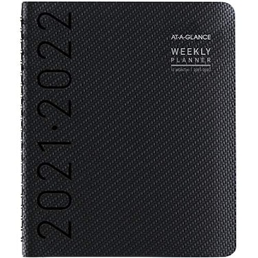 AT-A-GLANCE ATAGLANCE Academic Planner 20212022 ATAGLANCE Weekly Monthly Planner 814 x 11 Large for School Teacher Student Contempo Graphite 70957X45