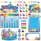 Eersida 90 Pcs Sea Calendar Bulletin Board Set Pocket Chart Seasons Weather Chart Ocean Theme Classroom Decor Monthly Calendar for School Classroom Home Decoration