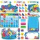 Eersida 90 Pcs Sea Calendar Bulletin Board Set Pocket Chart Seasons Weather Chart Ocean Theme Classroom Decor Monthly Calendar for School Classroom Home Decoration