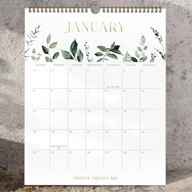 ZICOTO Aesthetic 2026 Wall Calendar Runs Until December 2026 The Perfect Large Modern 20252026 Calendar Planner for Easy Organizing
