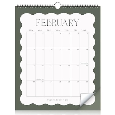 ZICOTO Aesthetic 2026 Wall Calendar Runs Until December 2026 The Perfect Modern Calendar Planner for Easy Organizing