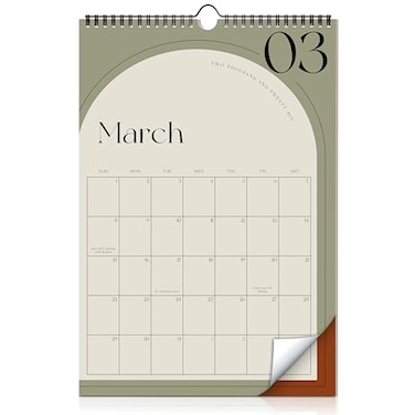 ZICOTO Aesthetic 2026 Wall Calendar Runs Until December 2026 The Perfect Wall Hanging Calendar Planner for Easy Organizing