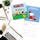Graphique 2026 Peanuts Wall Calendar 12 x 12 Thick Paper Home Office Organizer Large Monthly Grid 3 Languages Marked Holidays 4 Month Preview Page for 2027