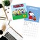 Graphique 2026 Peanuts Wall Calendar 12 x 12 Thick Paper Home Office Organizer Large Monthly Grid 3 Languages Marked Holidays 4 Month Preview Page for 2027