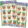 Wiooffen Happy Birthday Chart for Classroom 2Pcs Birthday Poster Decoration 17 x 12 Birthday Succulents Calendar Cutouts for School Bulletin Board Chalkboards Wall Decor