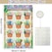 Wiooffen Happy Birthday Chart for Classroom 2Pcs Birthday Poster Decoration 17 x 12 Birthday Succulents Calendar Cutouts for School Bulletin Board Chalkboards Wall Decor