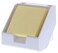 Bostitch Office Sticky Note Holder Business Card Stand Includes Pen Holders White