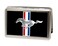 Buckle-Down BuckleDown Business Card Holder Ford Mustang Full Color Black Large