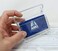 Zelica Business Card Holder with Cover Outdoor Wall Mounted Clear Acrylic Hinged 2 Pack