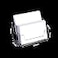 DNHCLL 1 Pack Clear Business Card Holder 2 Tiers Plastic Card Stand Organizer Card Holder Display for Home Office Desktop and Counter 120 Cards Capacity