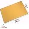 ebamaz Ebamaz 100PCS Aluminum Alloy Metal Card Plate 34 X213X0008 inch for Laser Engrave Golden BlankThin