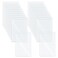 Fengek 100 Packs Clear Card Holder Sleeves SideOpen Waterproof Business Card Protector Sleeves PVC Soft for Credit Cards Drivers License