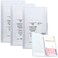 MENBLY MUJI Japanese Card Holder 3 Pack Side Opening 60 Pockets for Women Clear Polypropylene Durable Versatile Organizer for Business Cards IDs Credit Cards Slim Compact Design for Easy Carry