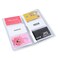 MENBLY MUJI Japanese Card Holder 3 Pack Side Opening 60 Pockets for Women Clear Polypropylene Durable Versatile Organizer for Business Cards IDs Credit Cards Slim Compact Design for Easy Carry
