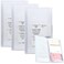 MENBLY MUJI Japanese Card Holder 3 Pack Side Opening 60 Pockets for Women Clear Polypropylene Durable Versatile Organizer for Business Cards IDs Credit Cards Slim Compact Design for Easy Carry