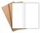 newestor Travelers Notebook Inserts Blank Paper Notebooks for Standard Size Travelers Notebook Set of 3 Total 192 Pages 825 x 425 Inches