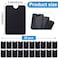OIIKI 20PCS RFID Blocking Sleeves for Credit Card Black Aluminum Foil RFID Card Holders Waterproof Identity Card Protector for Wallet or Purse for Wome Men