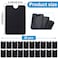 OIIKI 20PCS RFID Blocking Sleeves for Credit Card Black Aluminum Foil RFID Card Holders Waterproof Identity Card Protector for Wallet or Purse for Wome Men