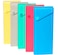 1InTheOffice Sliding Pencil Case Box with Button Snap Slider Pencil Case 4 pack