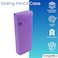 1InTheOffice Sliding Pencil Case Box with Button Snap Slider Pencil Case 4 pack