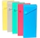 1InTheOffice Sliding Pencil Case Box with Button Snap Slider Pencil Case 4 pack